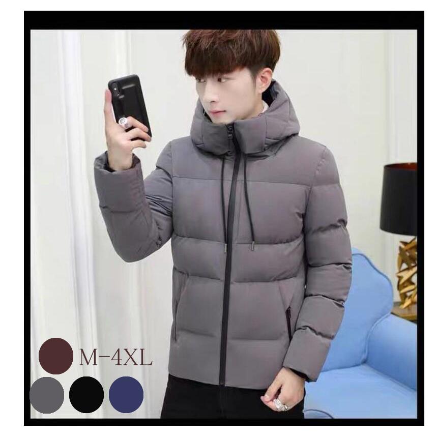 ダウンジャケット 立ち襟 ダウンコート メンズ 大きいサイズ ショート丈コート 秋冬 アウター 暖かい 防風 防寒着 フード付き カジュアル お洒落 最新のデザイン