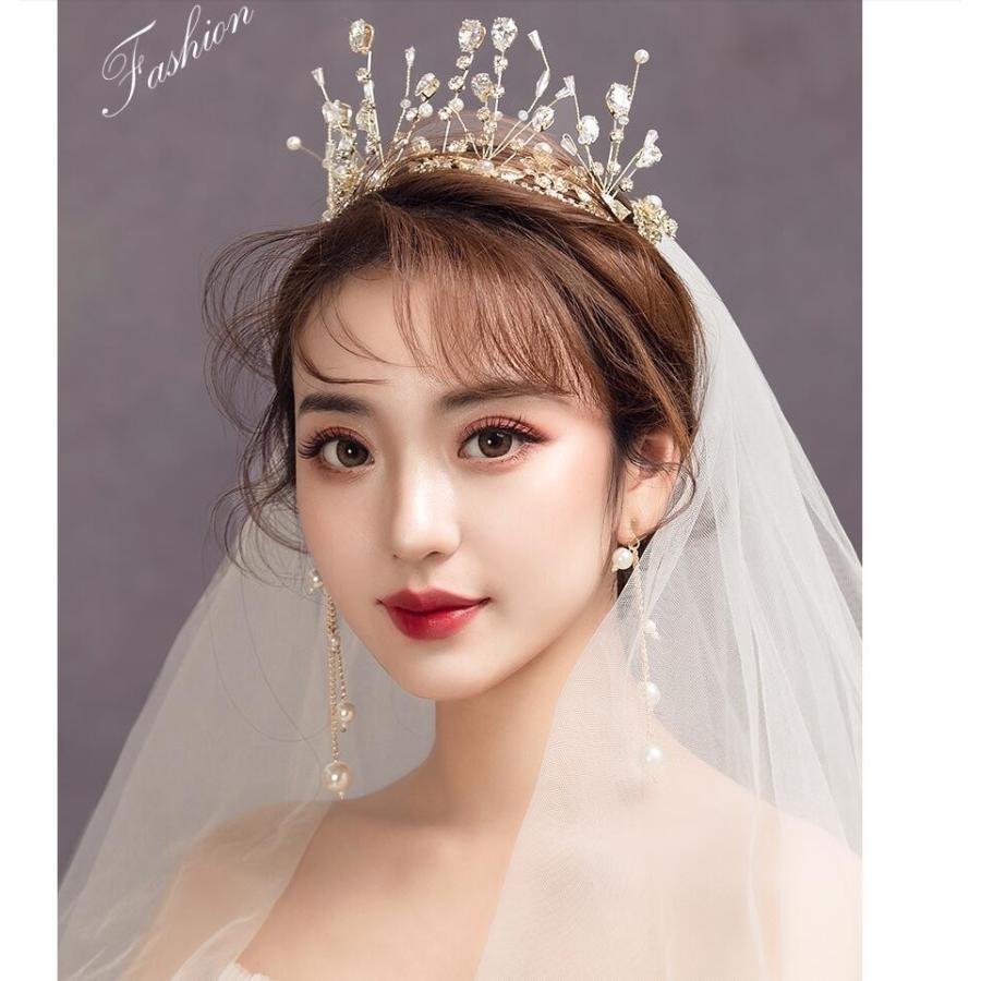 ブライダル小物 アクセサリー エレガント 上品 ティアラ ネックレス ピアス イヤリング 3点セット 結婚式 花嫁 パーティー 披露宴 二次会 ウェディング小物 2 Fastfast 通販 Yahoo ショッピング