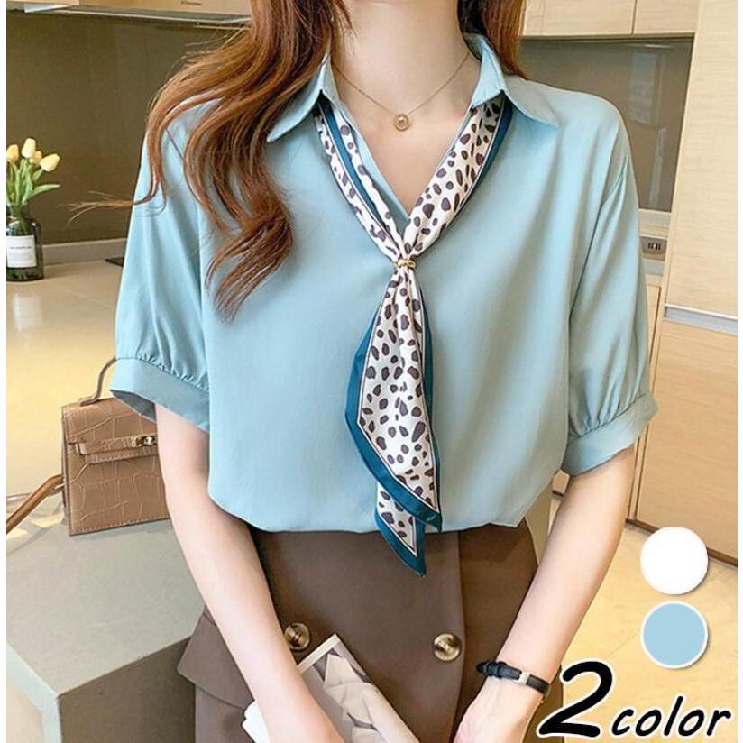 ファッション クリアランス セール ブラウス レディース 40代 30代 50代 春夏新作 オシャレブラウス 白シフォンシャツ 半袖トップス リボンｖネック ブラウス 大人上品 通勤 Ol ゆったり C9qptx3dce Boulevardrestaurants Com