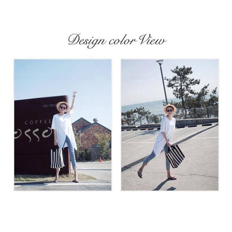 祝開店 大放出セール開催中 Tシャツ レディース 夏 半袖 不規則 丸首 無地 おしゃれ 韓国風 シンプル ロング丈tシャツ 着痩せ カジュアル きれいめ ゆったり スリット 新作 白tシャツ Caliconsciente Com