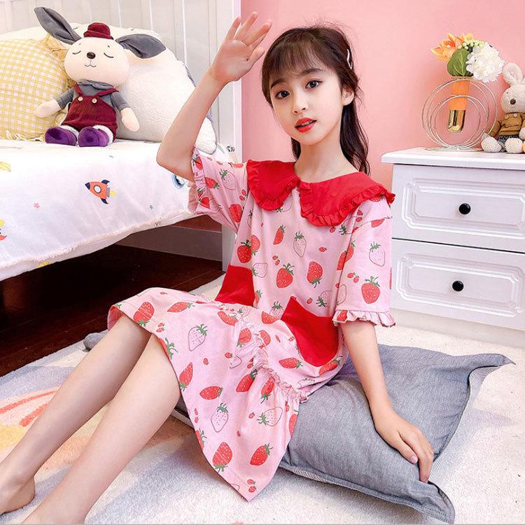パジャマ キッズ 半袖 150 160 1 子供パジャマ 女の子 子供服 ワンピース 春夏 ルームウェア おしゃれ ロングtシャツ キッズ用 寝間着 部屋着 可愛い 新作 シュープ 通販 Yahoo ショッピング