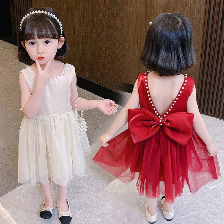 子供服 ワンピース キッズ 女の子 夏服 半袖 韓国子ども服 レース ベビー服 子供ドレス 結婚式