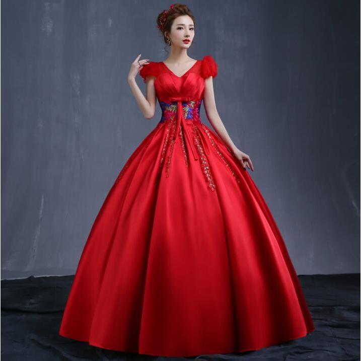 値段 正規 4色選択可 ｖネック 豪華 エレガント マキシワンピース ワンピース 刺繍 花嫁 高品質 結婚式 二次会 着痩せ 代30代40代 パーティードレス ドレス Fastsho 通販 Yahoo ショッピング 安い特注 Www Asobanca Com Ve