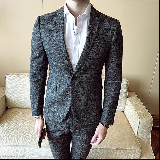 人気ブランド新作豊富 フォーマル 上下セット メンズスーツ スリムスーツ セット ビジネススーツ 上品 就活 卒業式 入学式 二次会 結婚式 パーティー 通勤 チェック柄スーツ 3ピーススーツ カジュアル メンズ スーツ 紳士服 成人式 ビジネススーツ