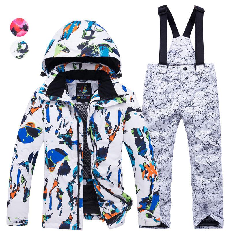 セットアップ ジャケット パンツ スノーボードウェア 子供 キッズ スノーウェア スキーウェア 上下セット ジュニア 大きいサイズ