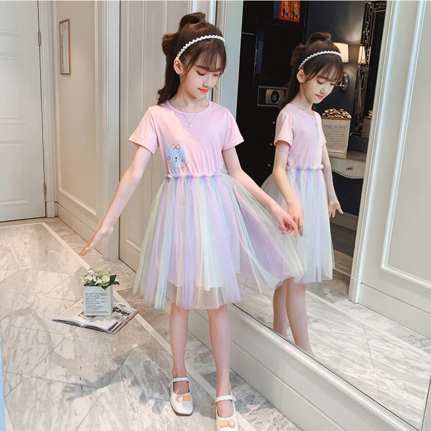 大人気 子供服 女の子 ガールズ ワンピース キッズ かわいい 半袖 ガールズワンピース 可愛い 発表会 通学着 通園着 膝丈 Cisama Sc Gov Br