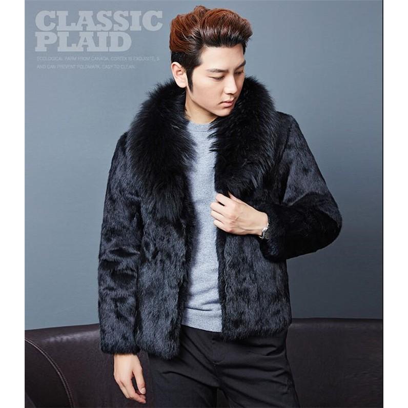 メンズファーコート ショートコート 毛皮コート ファージャケット メンズファッション アウター おしゃれ 暖かい 長袖 防寒 防風 かっこいい 上質 コート 上着 5 好評