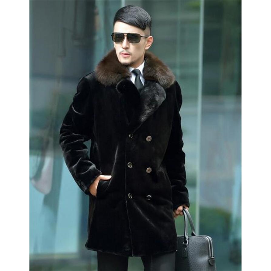 ファーコート メンズ ロングコート 毛皮コート ファージャケット メンズファッション アウター おしゃれ コート 上着 暖かい 長袖 防寒 防風 かっこいい 上質 無料長期保証
