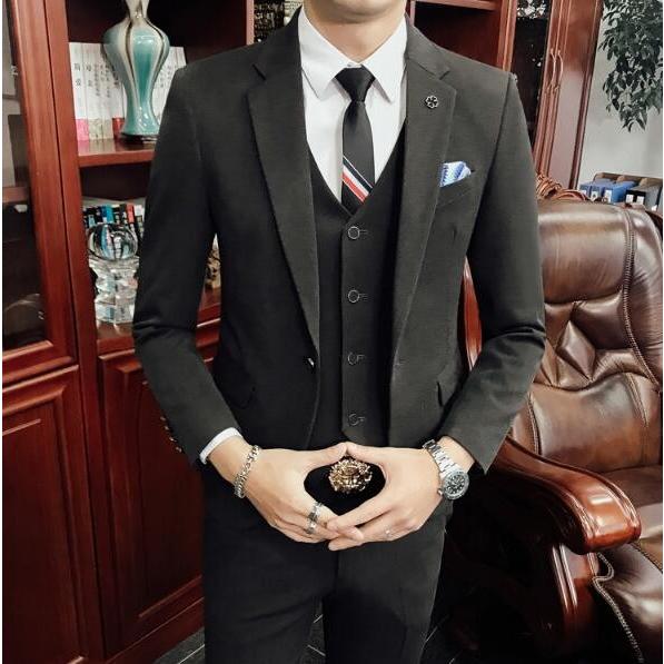 超人気の 4色入 3点セット ジャケット ズボン ベスト メンズ スーツ フォーマル ビジネス 韓国風 発表会 卒園式 卒業式紳士 宴会 二次会 披露宴 通勤 Ol 楽天1位 Dev Bioalternativa Pt