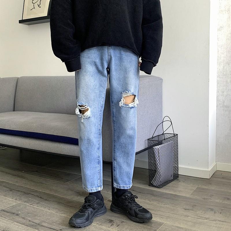 メンズファッション 西日本産 デニムパンツ メンズ ダメージ ロングパンツ ズボン 通勤通学 スキニー ジーンズ ストレッチ 大きいサイズ チノパン 大きいサイズ 韓国風 オシャレ ボトムス Oh9cdemalz Www Slnb In