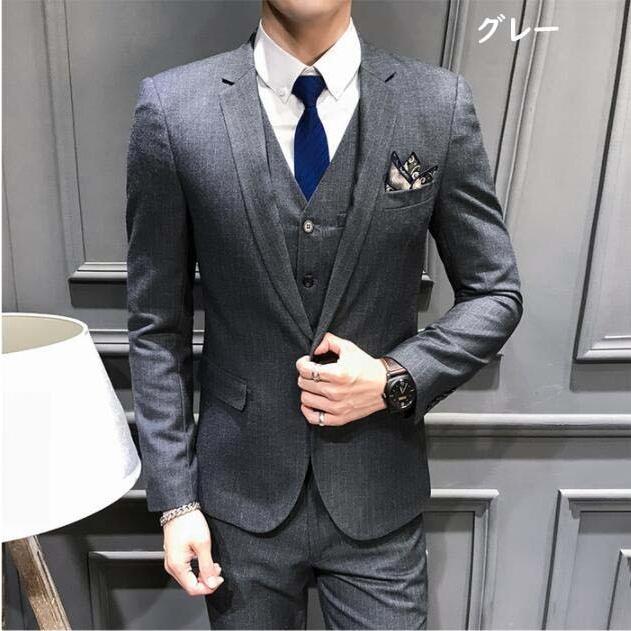値頃 5点セット 上下セット メンズ 紳士服 ビジネススーツ メンズファッション 新作 春夏秋冬 大きいサイズ シングルスーツ セットアップ 二次会 フォーマルスーツ 男性 通勤スーツ スーツ スーツセット ジャケット 一つボタン ビジネススーツ