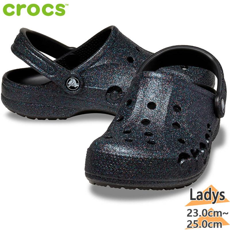 crocs（クロックス） レディース バヤ グリッター クロッグ サンダル