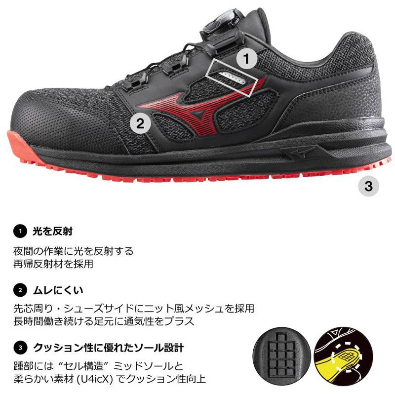 MIZUNO（ミズノ） 3E 幅広 ワイド メンズ オールマイティ LS 52L BOA