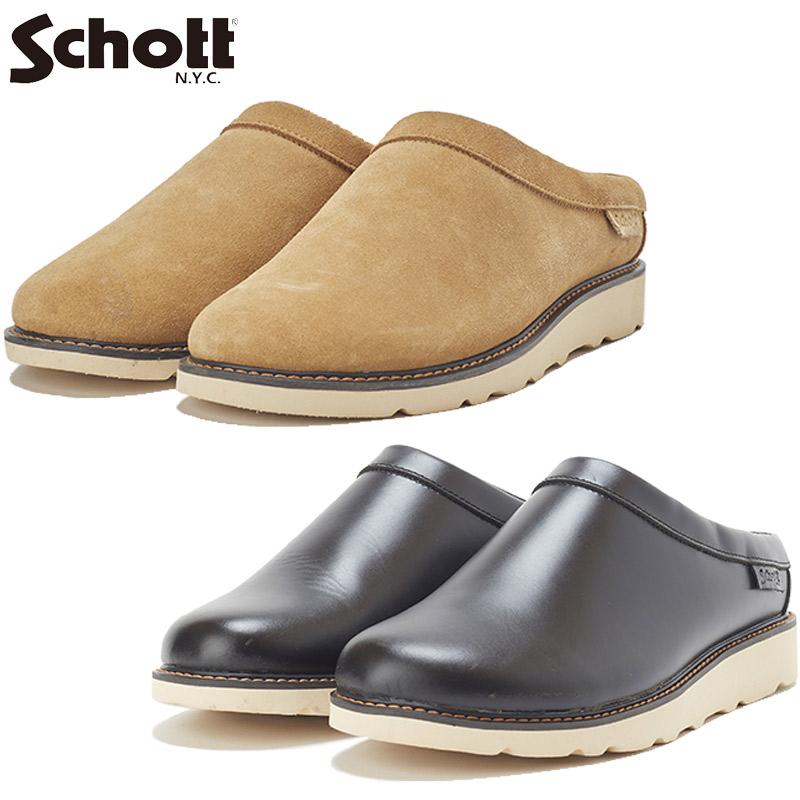 Schott N.Y.C（ショット） メンズ サボ サンダル 靴 シューズ クロッグ