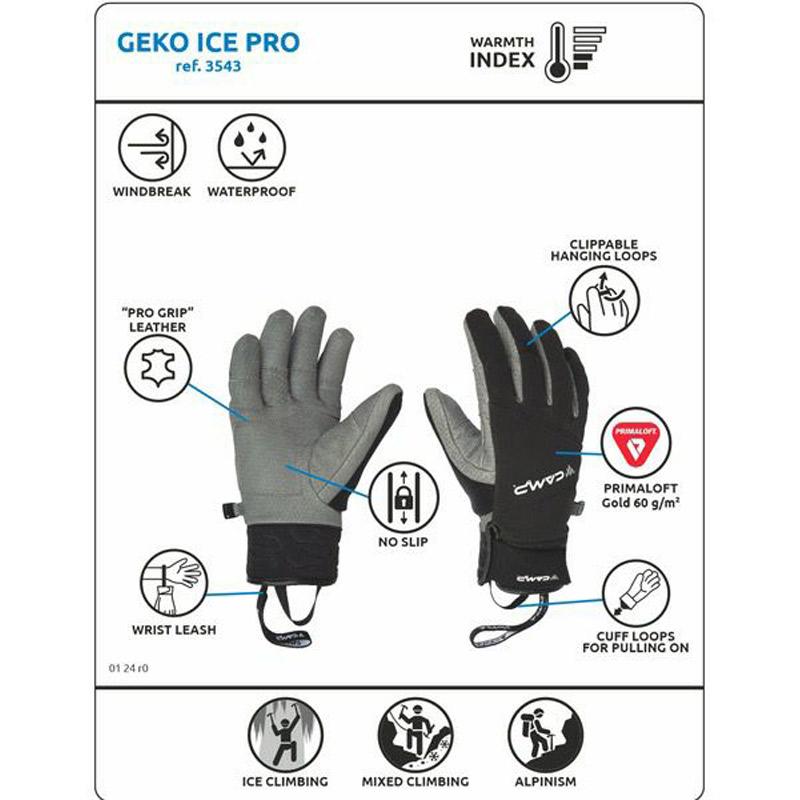CAMP-OUTDOOR（カンプ アウトドア） キャラバン メンズ レディース ゲコ アイス プロ 競技 アパレル 登山 アイスクライミング アルピニズム 保温 断熱 5354300_4