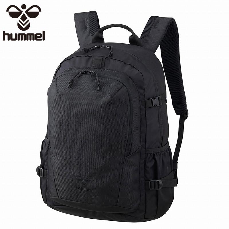 ２５L ヒュンメル メンズ レディース BACKPACK 25 バッグ 鞄 パソコン収納 サイドポケット ファスナー開閉 複数ポケット 耐久性 通学 通勤 ブラック 黒 送料無料 hummel HFB6160 hummel（ヒュンメル） 25L メンズ レディース BACKPACK 25 バッグ 鞄