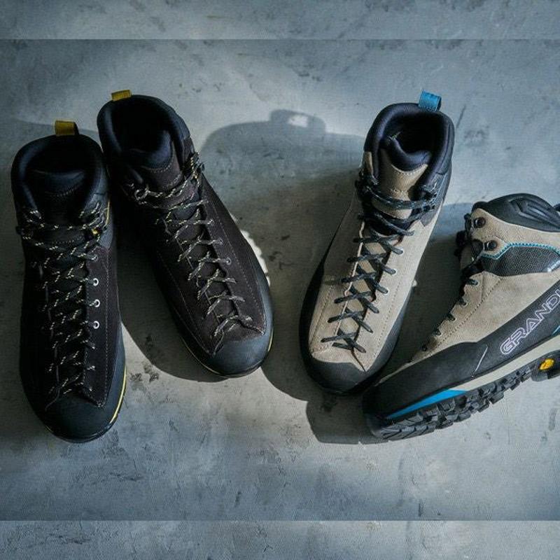3E 幅広 グランドキング キャラバン メンズ レディース ALT HI 登山 靴 