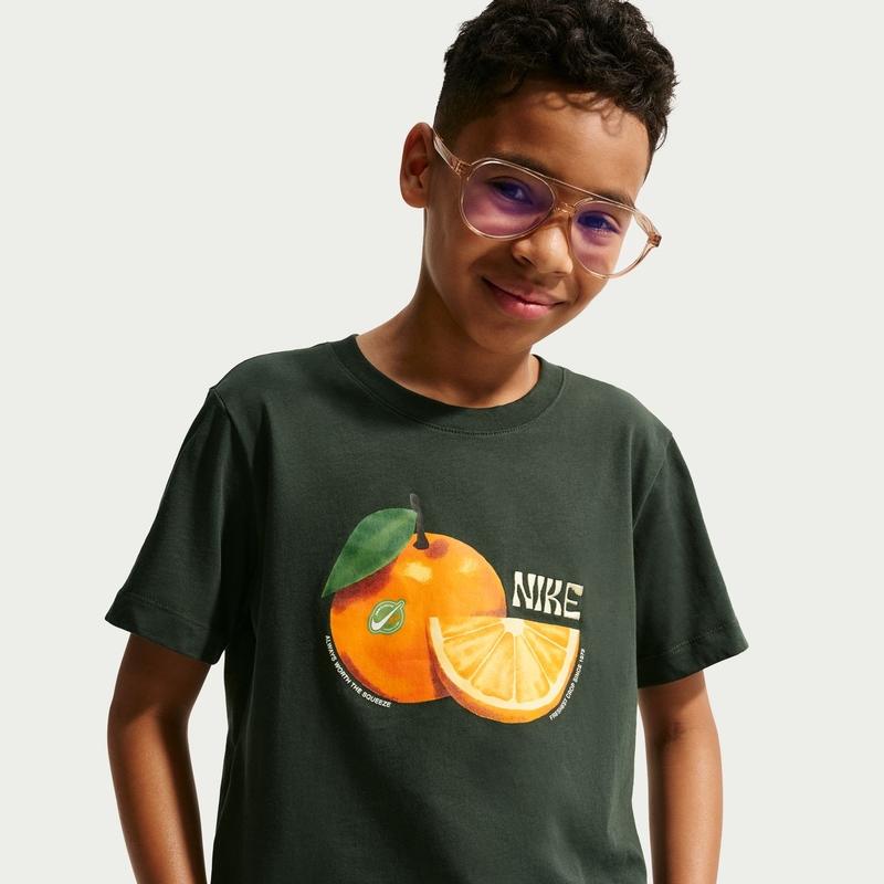 NIKE（ナイキ） ジュニア キッズ YTH NSW オレンジ S/S Tシャツ