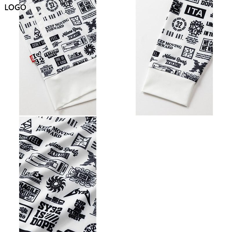 SY32 メンズ RASH GUARD GRAPHIC ZIP HOODIE 御召しもの トップス 混雑時かばい立て 長袖 砂浜 スウィミングプール 32-26SN1-44