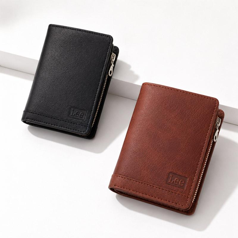 リー バッグ メンズ レディース 二つ折り財布 Lee cross レザー 牛革