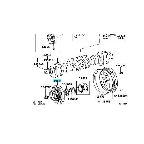 【トヨタ純正新品】TOYOTA 未使用品 クランクプーリー ★超希少品★ アリスト JZS161 JZS160 JZS147 2JZGE 2JZGTE 1991/10-2000/7_3
