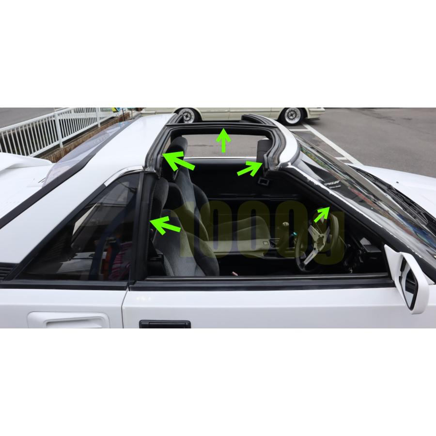 トヨタ純正品 MR2 AW11 ティーバールーフ ガラス収納袋 左右 美品中古 トヨタ純正新品】TOYOTA 未使用品 ☆超希少品☆ MR2 AW11 T