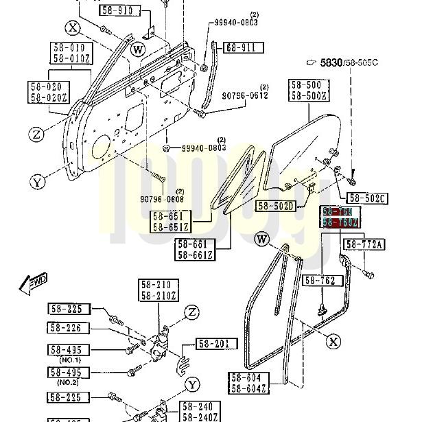 マツダ純正新品】MAZDA 未使用品 ☆超希少品☆ ロードスター NA6CE