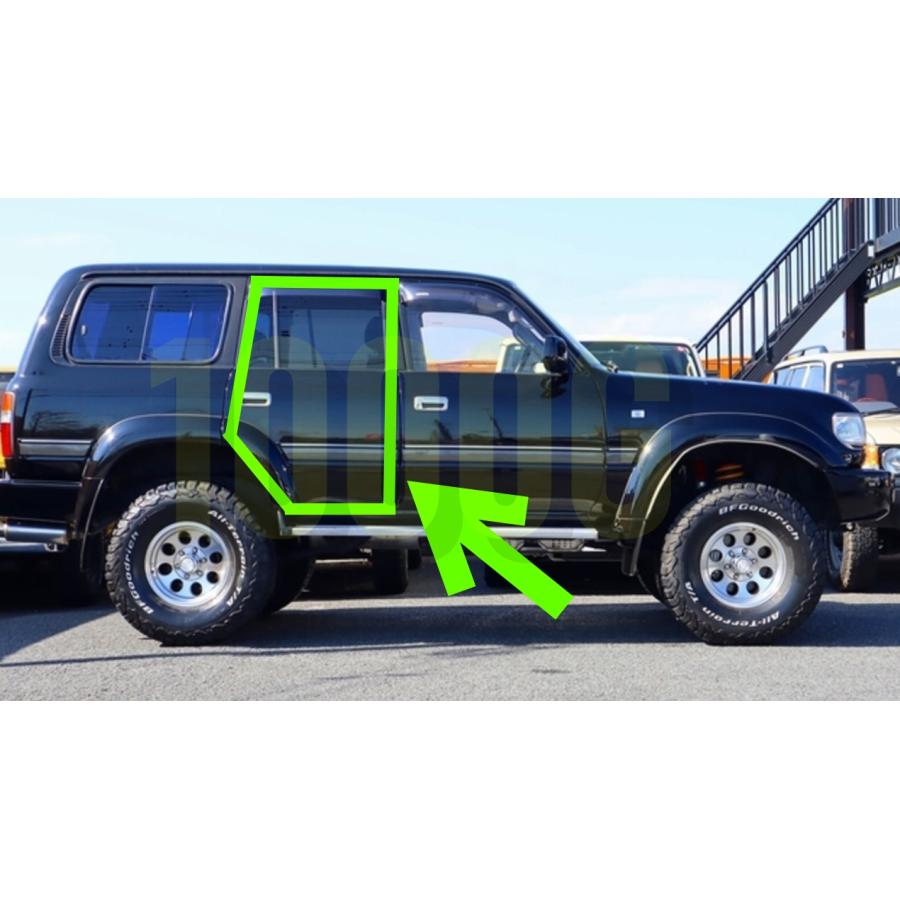 トヨタ純正 80 VX ランドクルーザー ランクル サイド モール ドア トヨタ純正新品】TOYOTA 未使用品 ☆超希少品☆ ランクル80 ドア