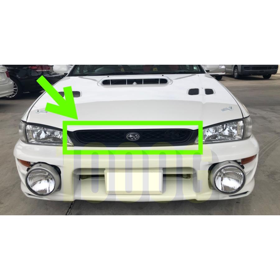 スバル純正新品】SUBARU 未使用品 ☆超希少品☆ GC8 後期 グリル 黒
