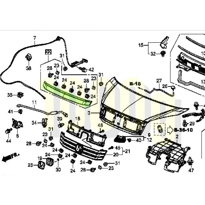 ホンダ純正新品】HONDA 未使用品 ☆超希少品☆ JC1 フードモール