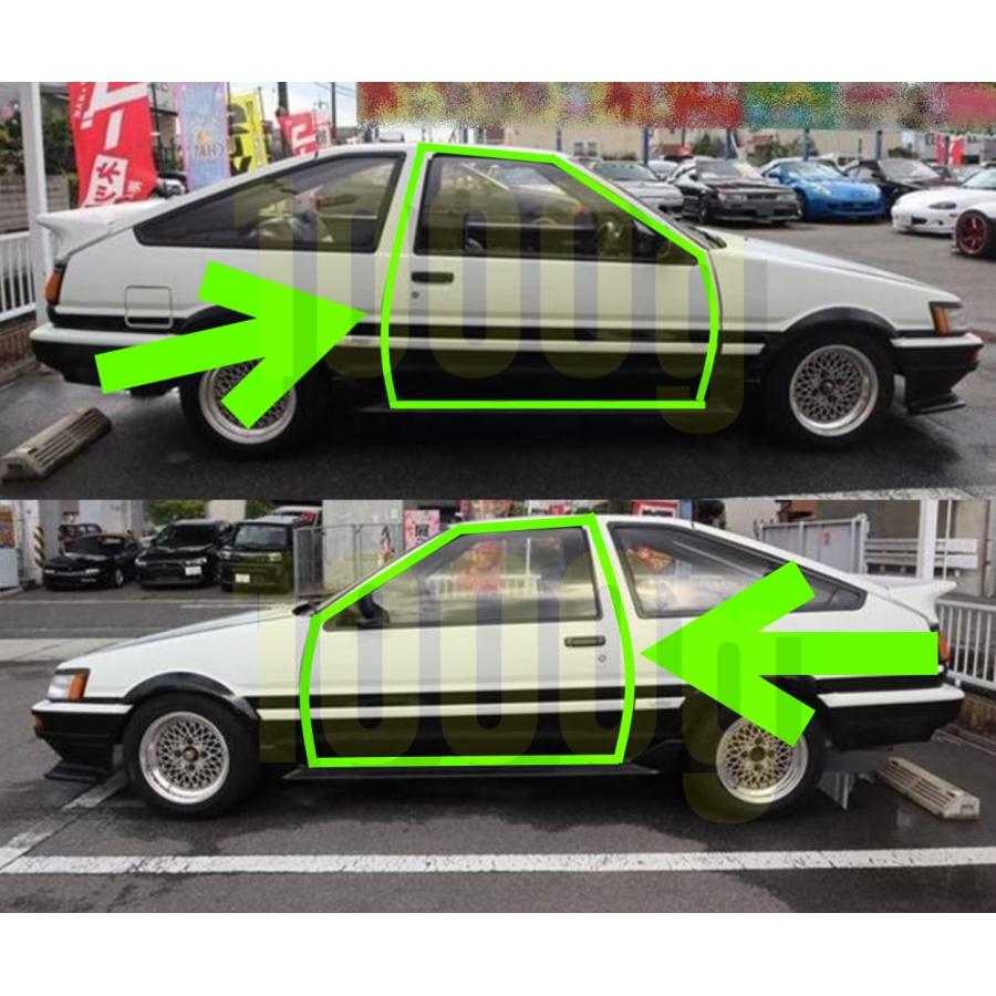 トヨタ純正新品】 未使用品 ☆超希少品☆ AE86 ドア ウェザー