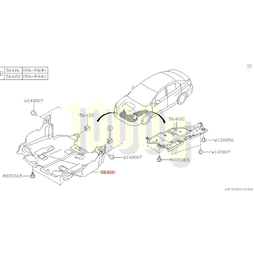 スバル純正新品】SUBARU 未使用品 ☆超希少品☆ WRX VAB フロント