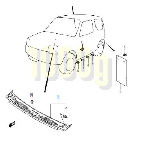 スズキ純正新品】SUZUKI 未使用品 ☆超希少品☆ JB23W カウルトップ