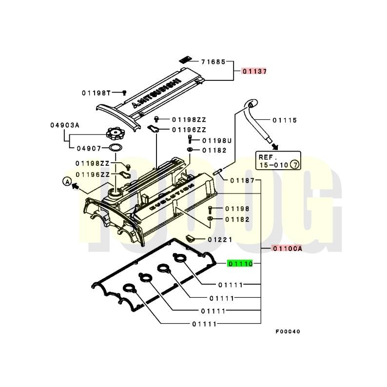 三菱純正新品】MITSUBISHI 未使用品 ☆超希少品☆ ランエボ 7 エンジン