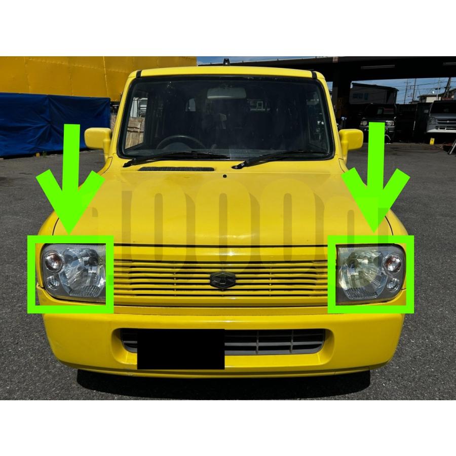 【スズキ純正新品】 未使用品 ★超希少品★ ラパン HE21S ヘッドライト 左右セット 2002/1-2005/12 ヘットライト_1