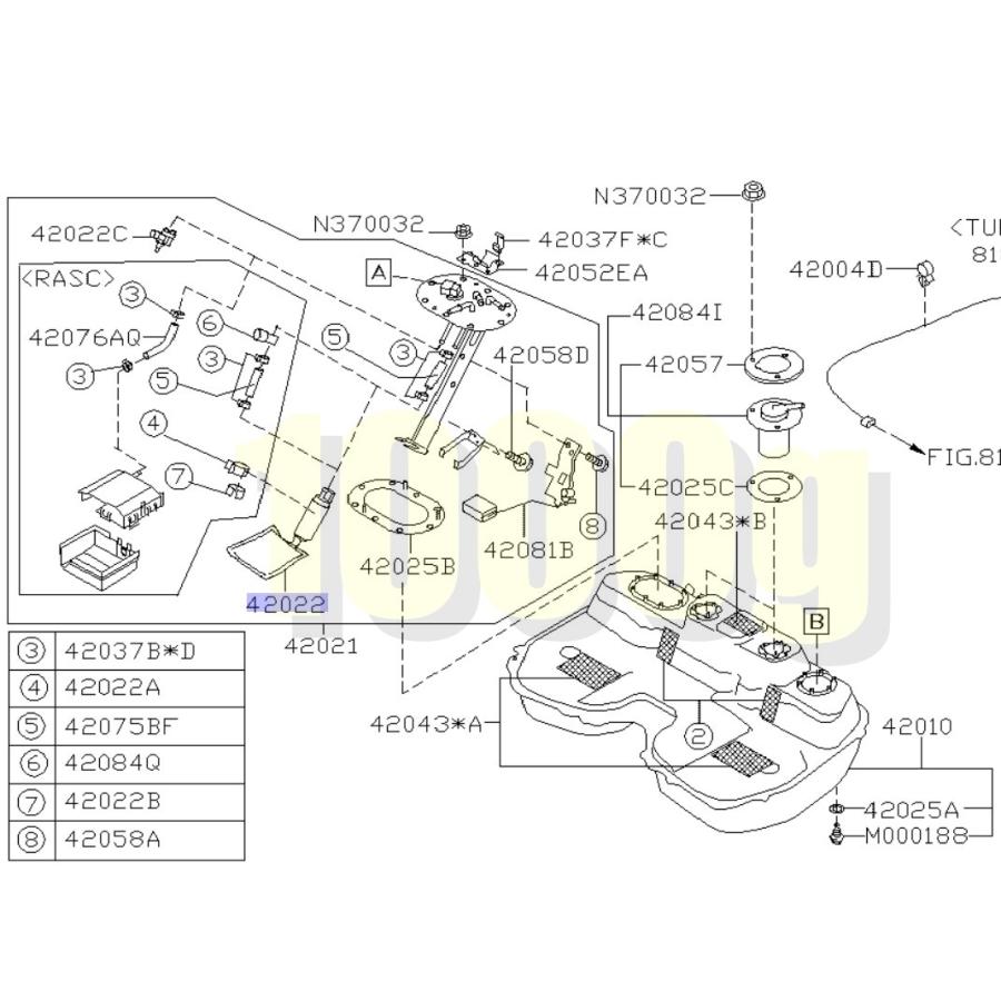 スバル純正新品】 未使用品 ☆超希少品☆ インプレッサ 燃料ポンプ