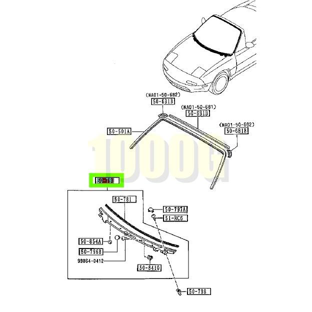 マツダ純正新品】MAZDA 未使用品 ☆超希少品☆ ロードスター NA6CE