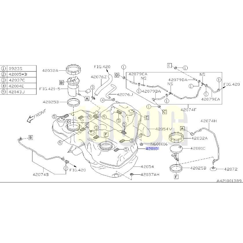 スバル純正新品】SUBARU 未使用品 ☆超希少品☆ レガシィ BR BM 燃料