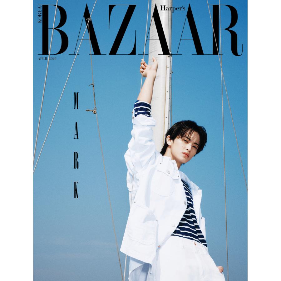 3種セット】【和訳付】2026年 4月号 BAZAAR KOREA MARK, KIM S UNHO 