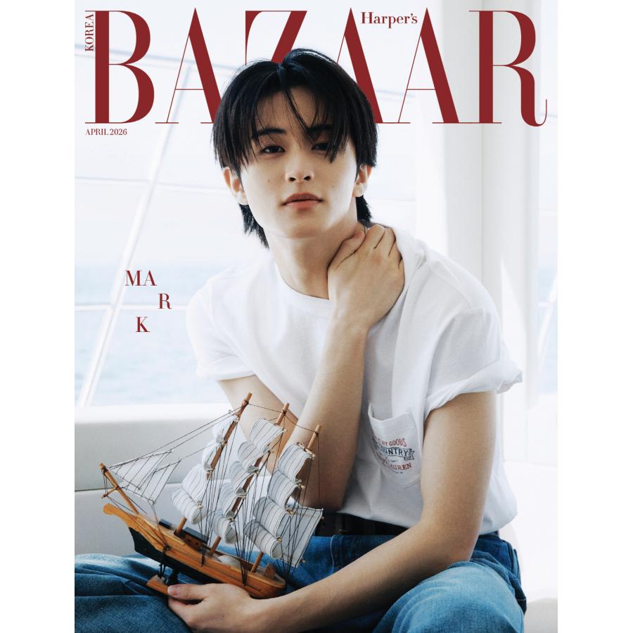 3種セット】【和訳付】2026年 4月号 BAZAAR KOREA MARK, KIM S UNHO 