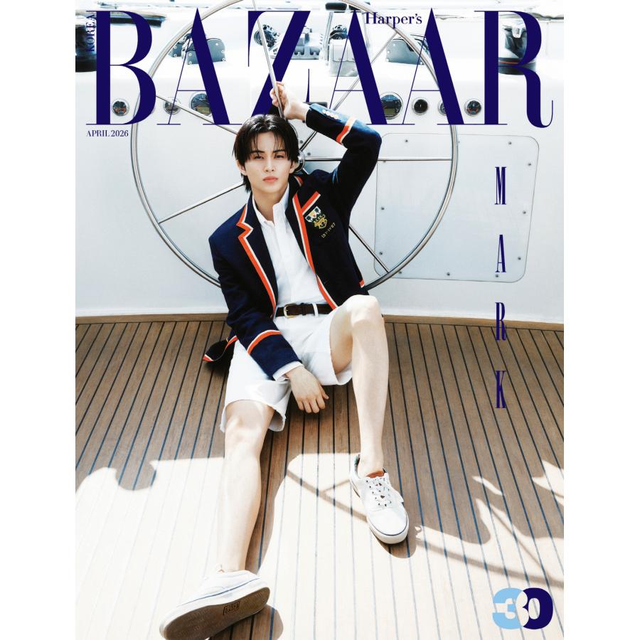 3種セット】【和訳付】2026年 4月号 BAZAAR KOREA MARK, KIM S UNHO 