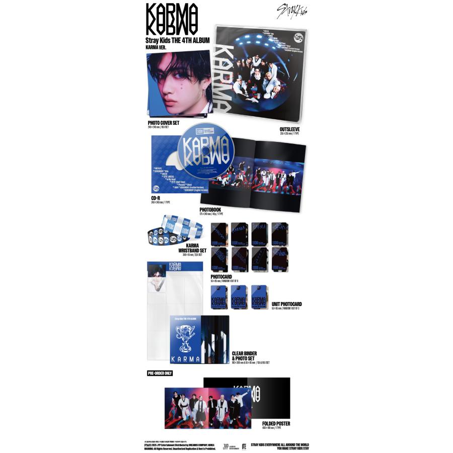 限定盤】【和訳選択】STRAY KIDS - 4TH ALBUM [KARMA] (KARMA