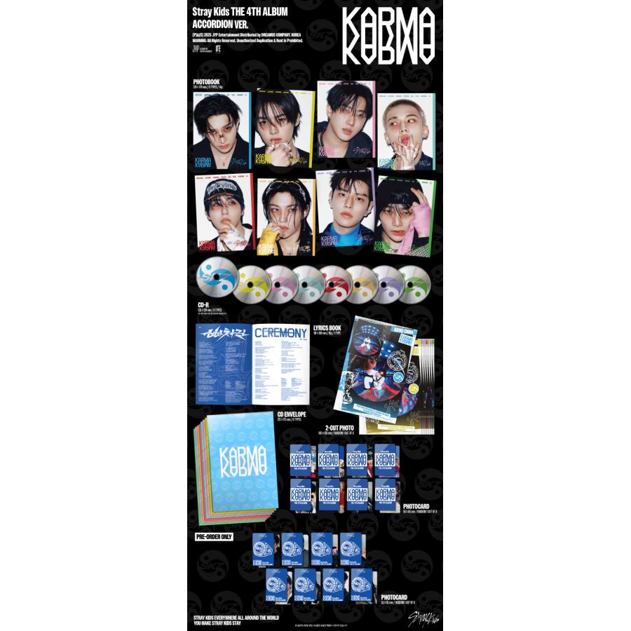 和訳選択】STRAY KIDS - 4TH ALBUM [KARMA] (ACCORDION VER