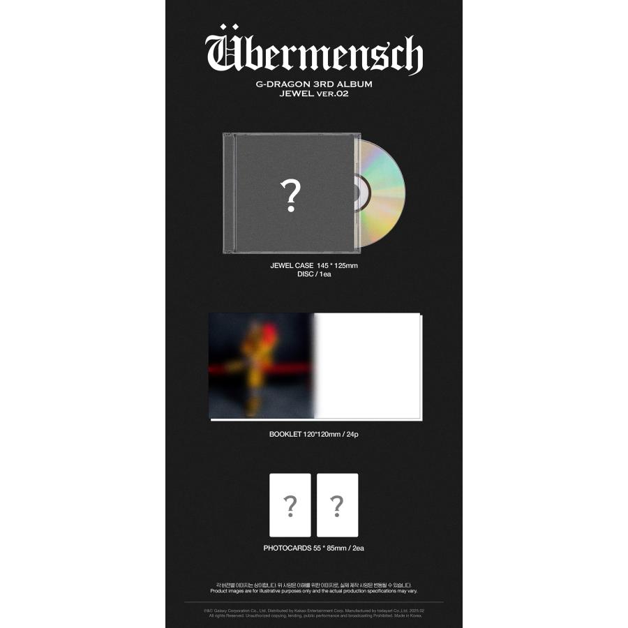 JEWEL CASE】【和訳選択】 【VER選択】G-DRAGON - 3rd Album