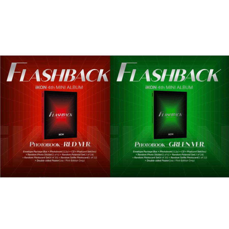 先予約【VER選択|和訳無料付】iKON FLASHBACK 4TH MINI ALBUM アイコン 