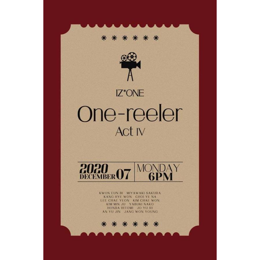 【VER選択|全曲和訳無料付|ポスター指定】IZ*ONE One-reeler Act IV 4th MINI アイズワン 4集 ミニ【先着ポスター丸め保証|レビューで生写真10枚|配送特急便】｜shop-11