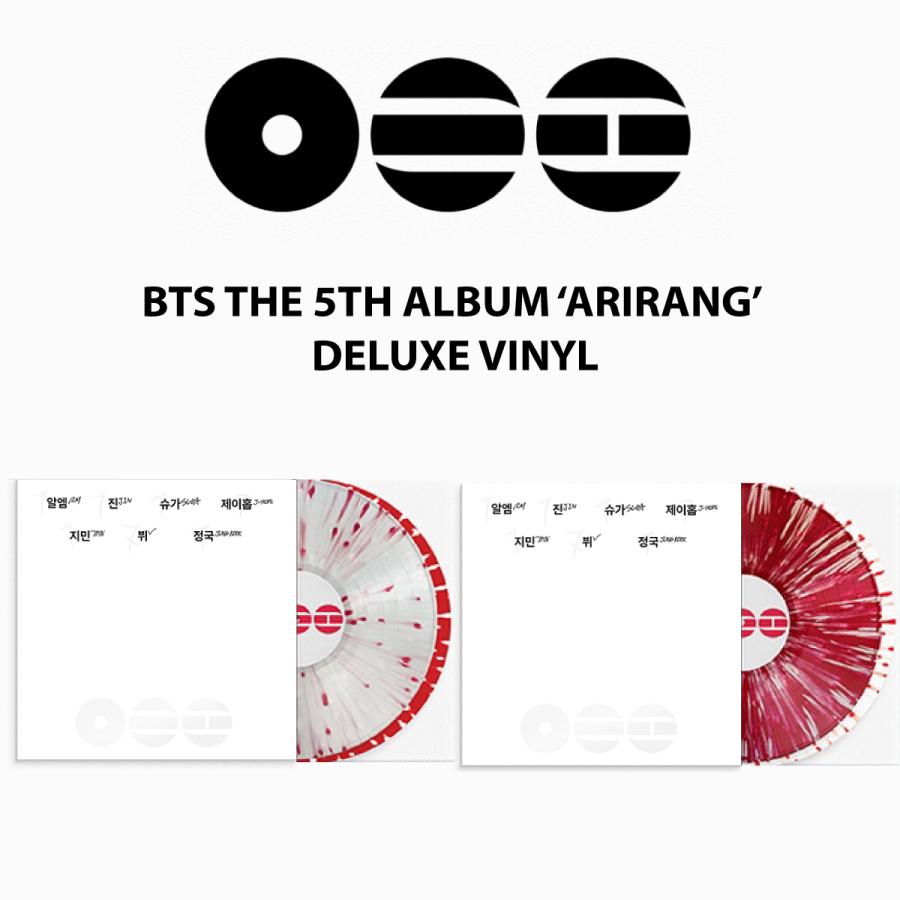 LP】【2種セット】【和訳選択】BTS - The 5th Album [ARIRANG] (DELUXE