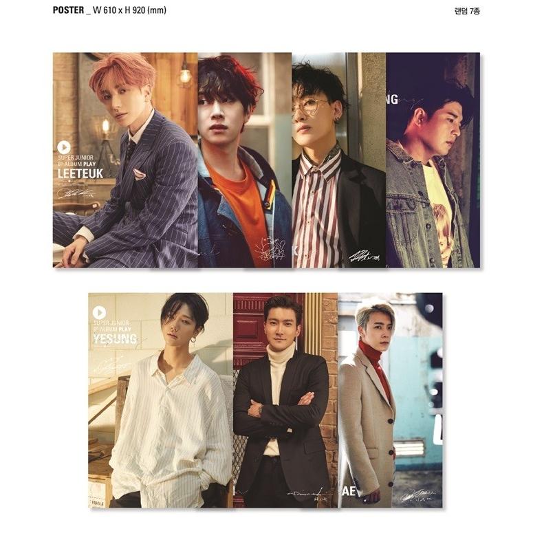 SUPER JUNIOR 8TH ALBUM PLAY [PAUSE VER] - DONG HAE POSTER ドンへ