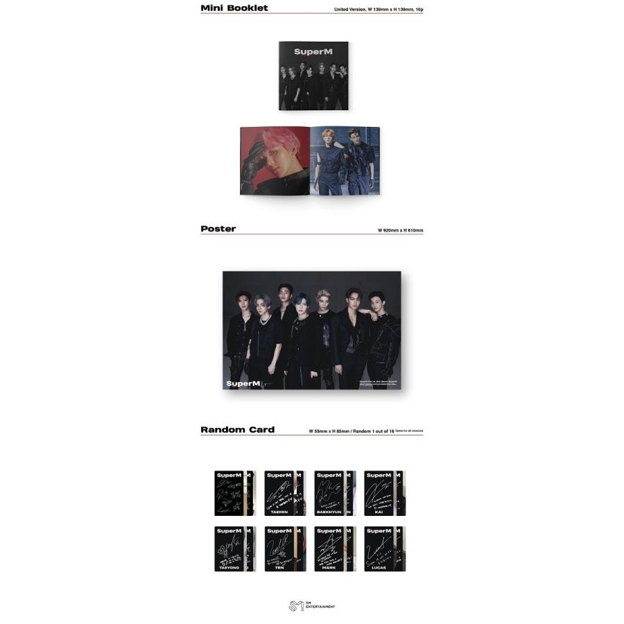 新品未開封 SuperM CDアルバム 韓国盤 7形態 SUPERM [SUPERM] 1st Mini Album KOREA Ver. CD+2ea Photo Book+