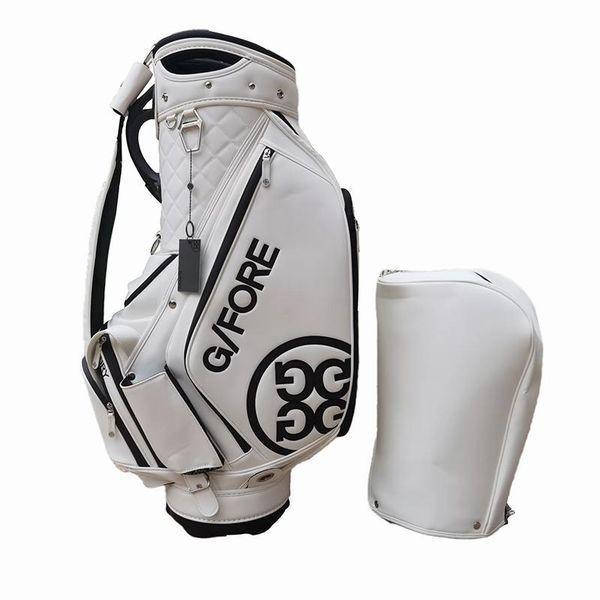 G/FORE ゴルフジーフォア ゴルフバッグ スタンドゴルフバッグ PUレザー キャディバッグ 防水素材 安定感抜群 撥水性 高耐久